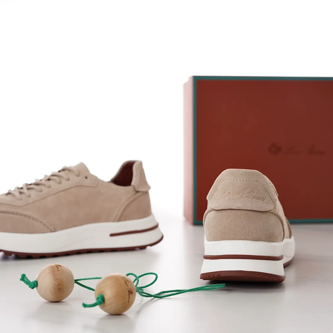 Factory price: 480💰 loro men's shoes💰iana/L men's shoes💰 Size: 38-45, customized 45 non-returnable Materials: The upper is made of elastic cloth for routing. Anti-fleece fabric is wrapped on the front and back to ensure stability. The back is equipped with a cushion to improve wearing comfort. Breathable mesh shoes. Elastic cloth inner𥚃 latex mesh insole. Sole I Men's Shoes💰Foam Combination T Men's Shoes💰U Outsole